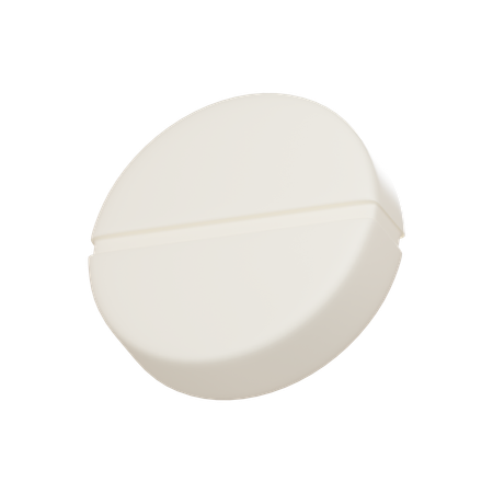 White pill  3D Icon