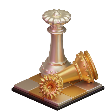 White Queen kill Black Queen  3D Icon