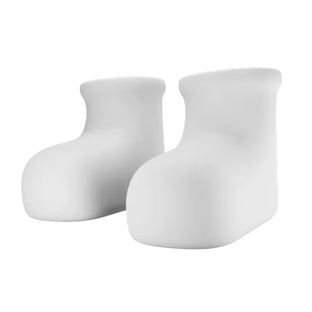 White shoes  3D Illustration