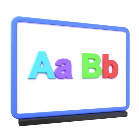 Whiteboard  3D Icon