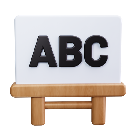 Whiteboard  3D Icon