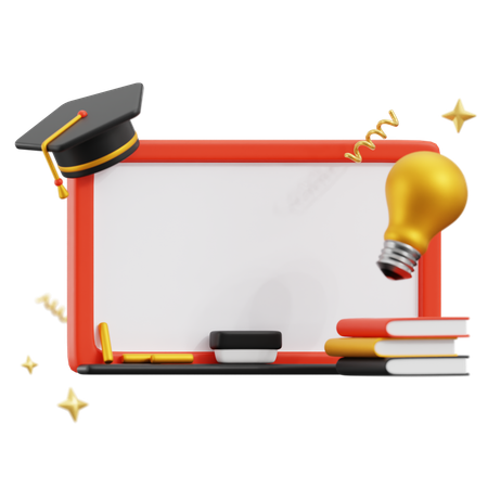 Whiteboard  3D Icon