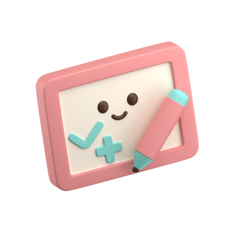 Whiteboard  3D Icon