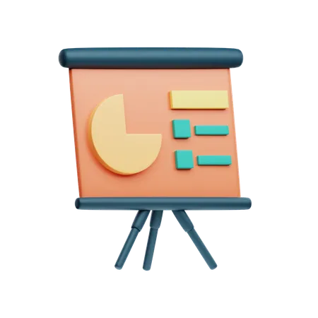 Whiteboard  3D Icon