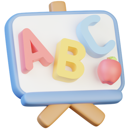 Whiteboard  3D Icon