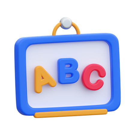 Whiteboard  3D Icon