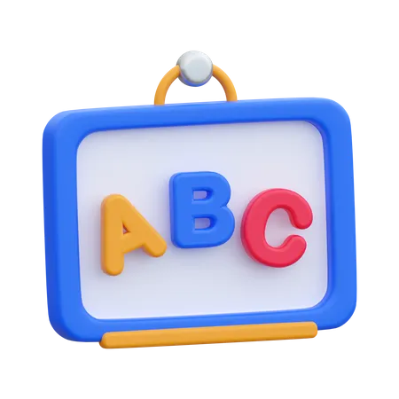 Whiteboard  3D Icon