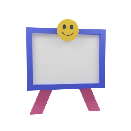 Whiteboard  3D Icon