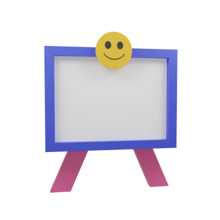 Whiteboard  3D Icon