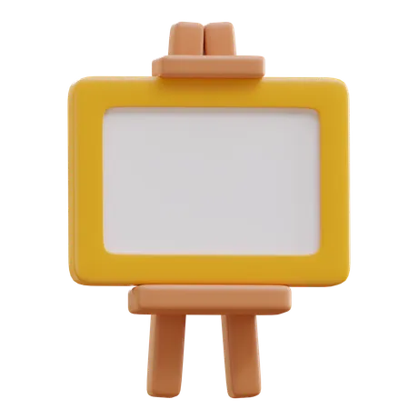 Whiteboard  3D Icon