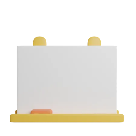 Whiteboard  3D Icon