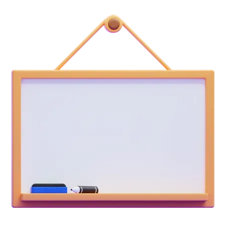 Whiteboard  3D Icon