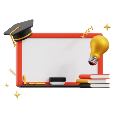 Whiteboard  3D Icon