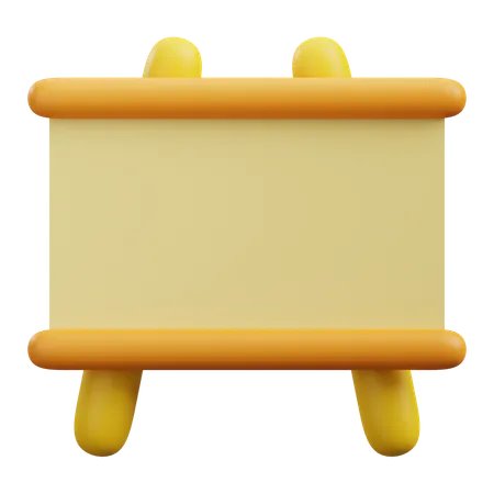 Whiteboard  3D Icon