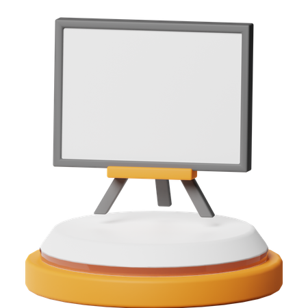 Whiteboard  3D Icon