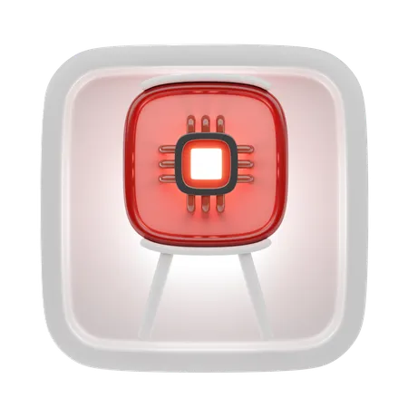 Whiteboard 3D Icon