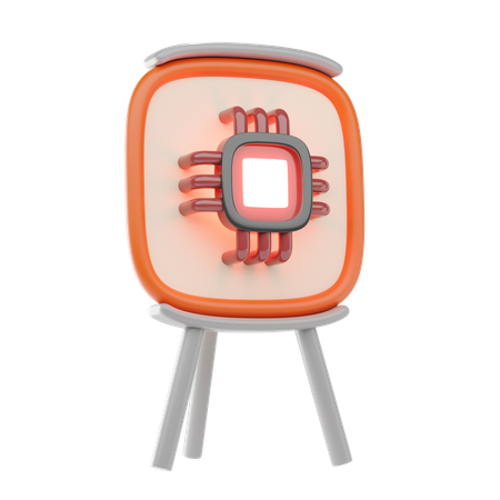 Whiteboard  3D Icon