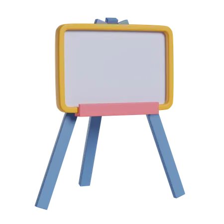 Whiteboard 3D Icon