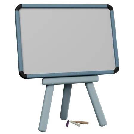 3 D Small Whiteboard Illustration 3D Icon