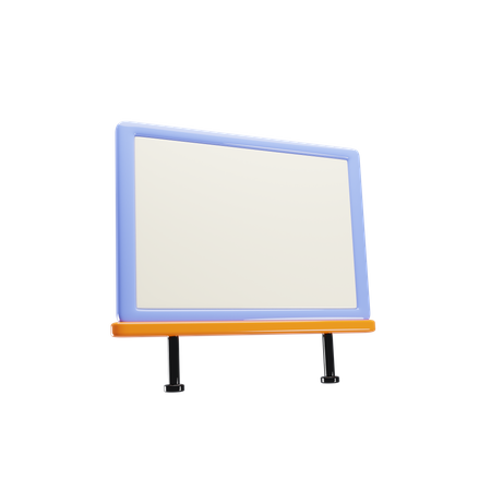 Whiteboard  3D Icon