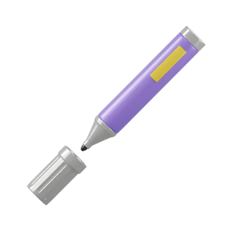 Whiteboard Pen  3D Icon