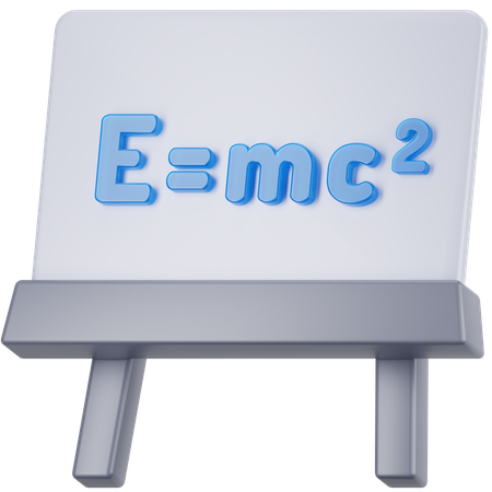 Whiteboard Physics  3D Icon