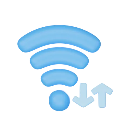Wi Fi  3D Icon