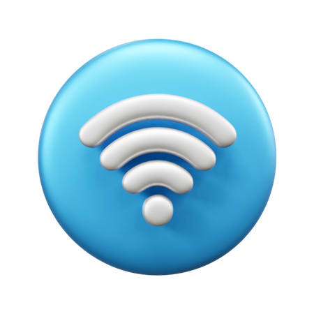 Wi-fi  3D Icon