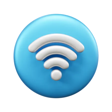 Wi-fi  3D Icon