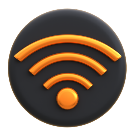 Wi-fi  3D Icon