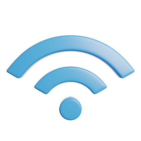 Wi-fi  3D Icon