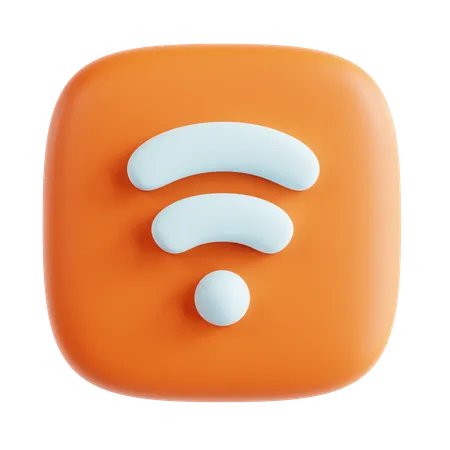 Wi-fi  3D Icon