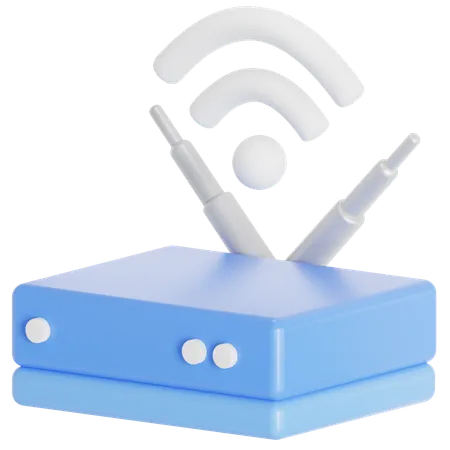 Wi-fi  3D Icon