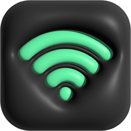 Wi-fi  3D Icon