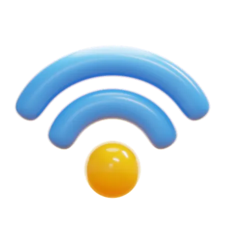 Wi-fi  3D Icon