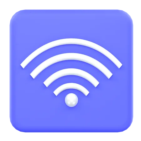 Wi-fi  3D Icon