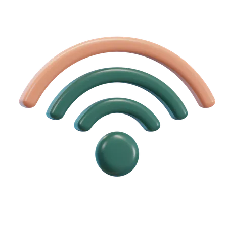 Wi-fi  3D Icon