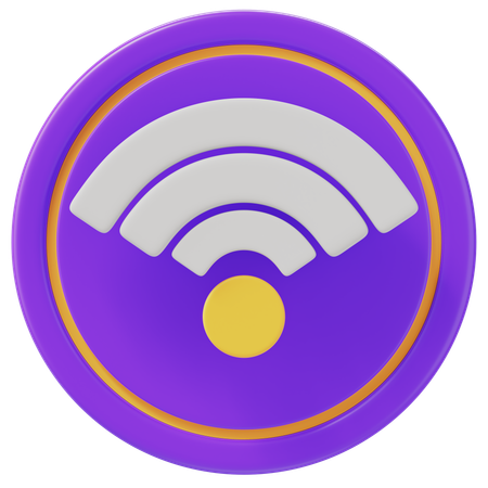 Wi-fi  3D Icon