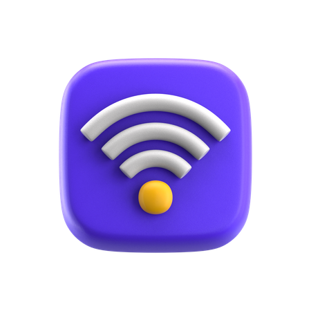 Wi-fi  3D Icon