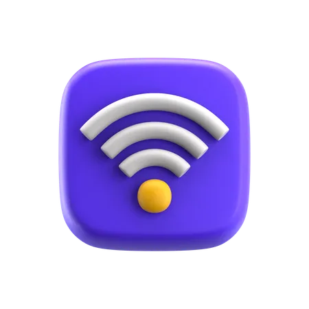 Wi-fi  3D Icon