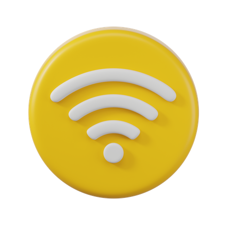 Wi-fi  3D Icon