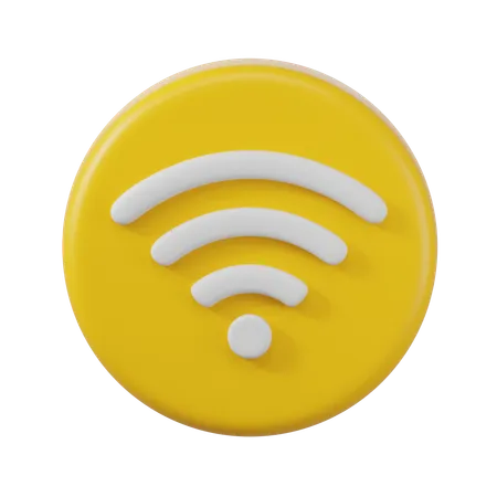 Wi-fi  3D Icon