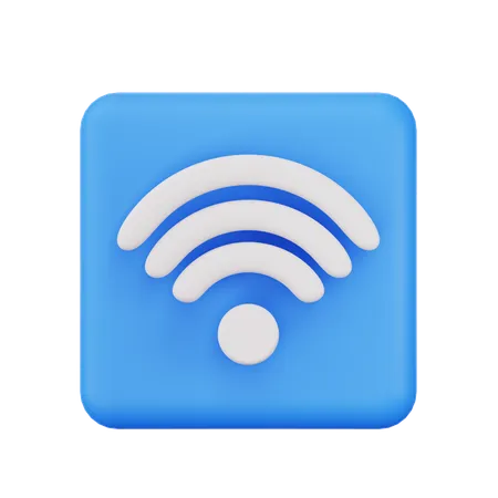 Wi-fi  3D Icon