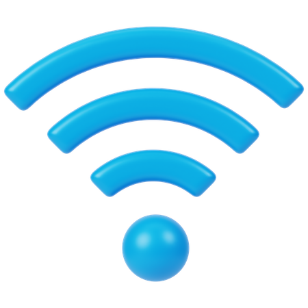 Wi-fi  3D Icon