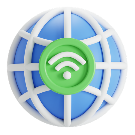 Wi-fi  3D Icon