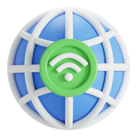 Wi-fi  3D Icon