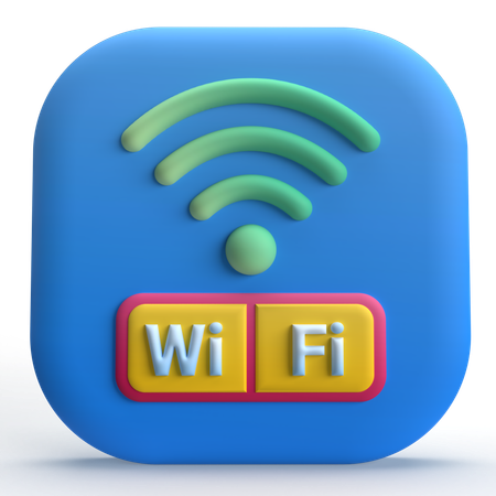 Wi-fi  3D Icon