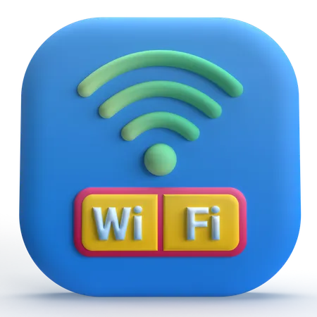 Wi-fi  3D Icon