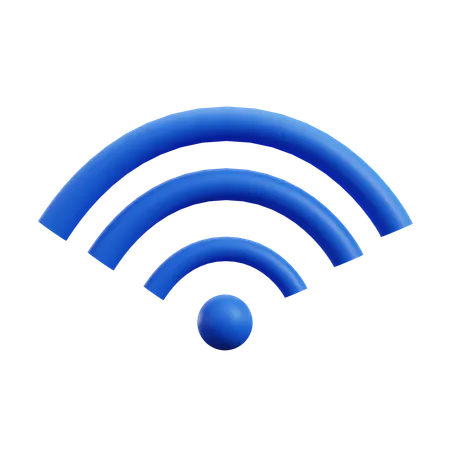 Wi-fi  3D Icon