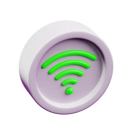 Wi-fi  3D Icon